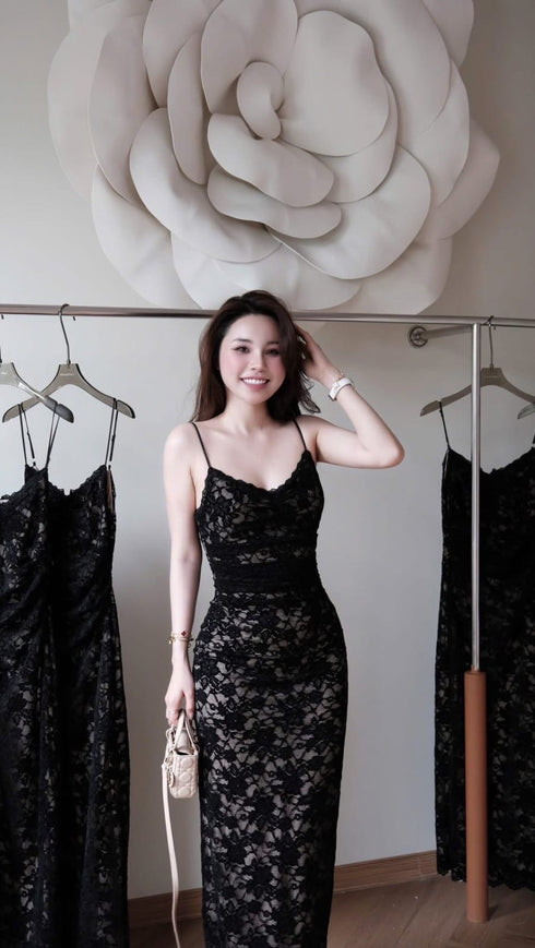 Body Hugging Lace Slim Fit Dress